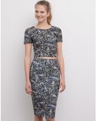 Pull&Bear Printed Skirt - Lyst
