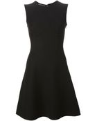 Ermanno Scervino Fitted Flared Short Dress - Lyst
