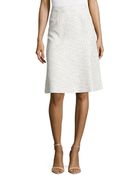 Carolina Herrera Pastel Tweed A-Line Skirt - Lyst