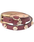 DSquared2 Shiny Studs Double Wrap Bracelet - Lyst