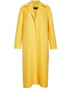 Rochas Double-face Wool Angora Wrap Coat - Lyst