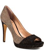 Vince Camuto Timmons Dazzle Leather Pumps - Lyst