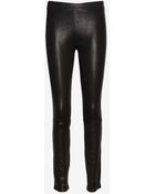 J Brand Pull On Leather Legging: Noir - Lyst