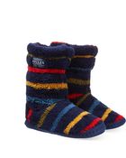 Joules Fleece Slippersocks S-l - Lyst