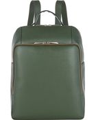 Barneys New York Saffiano Backpack - Lyst