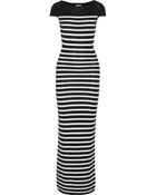 Oscar de la Renta Sequined Knitted Cotton-Blend Gown - Lyst