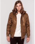 Pull&Bear Jacket With Hood - Lyst