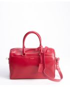 Saint Laurent Pink Leather Top Handle Duffel Bag - Lyst