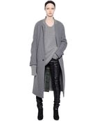 Haider Ackermann Wool Blend Jersey Coat - Lyst