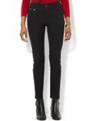 Lauren by Ralph Lauren Fauxsuedetrim Skinny Pants - Lyst