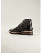 DSquared² Brogue Detailing Ankle Boots - Lyst