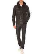 C P Company Black Lined Down Jacket - Lyst