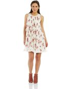 Free People Pleated Tent Dress - Lyst