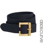 Asos Curve Leather Waist Belt - Lyst