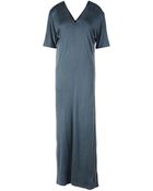 Mm6 By Maison Martin Margiela Long Dress - Lyst