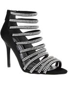 Nina Memory Crystallized Satin Stilettos - Lyst