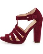 Cole Haan Chelsea Suede T-Strap Sandal - Lyst
