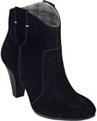 Nine West Sweetsent Leather Or Suede Booties - Lyst
