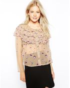 Traffic People Praire Silk Shirt - Lyst