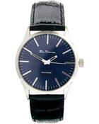 Ben Sherman Blue Dial Leather Strap Watch Bs060 - Lyst