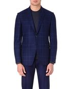 Paul Smith Check-print Wool Jacket - Lyst