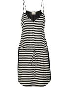 Mason by Michelle Mason Striped Silk-Georgette Mini Dress - Lyst