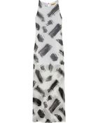 Alice + Olivia Rana Printed Chiffon Maxi Dress - Lyst