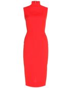 Victoria Beckham Wool And Silk-Blend Dress - Lyst