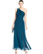 Alex Evenings One-Shoulder Embellished Gown - Lyst