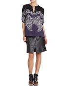 BCBGMAXAZRIA Haida Long Sleeve Printed Top - Lyst