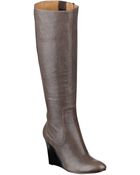 Nine West Heartset Wedge Boots - Lyst