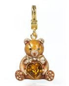 Jay Strongwater Teddy Bear with Heart Charm - Lyst