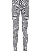 McQ by Alexander McQueen Houndstooth-Print Stretch-Jersey Leggings - Lyst