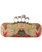 Alexander McQueen Skull-Knuckle Clutch Bag - Lyst