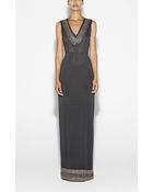 Nicole Miller Isabella Embellished Gown - Lyst