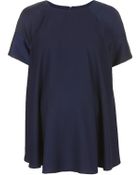 Topshop Maternity Satin Swing Tee - Lyst