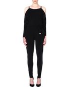 MICHAEL Michael Kors Belted Jersey Jumpsuit - Lyst