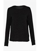 French Connection Rocky Road Textured Sweater - Lyst