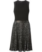 Michael Kors Pleated Dress - Lyst