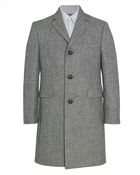Jaeger Wool Salt And Pepper Coat - Lyst