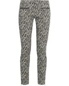 Matthew Williamson Printed Stretch Cotton-Blend Skinny Pants - Lyst