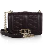 Rebecca Minkoff Mini Quilted Love Crossbody Bag - Lyst