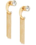 Noir Jewelry Eavesdrop Two-In-One Fringe Earrings - Lyst