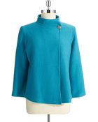 Jones New York Jewel Accented Cape - Lyst