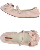 Prada Sport Ballet Flats - Lyst