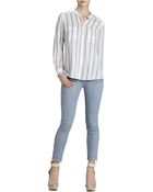 BCBGMAXAZRIA Gibson Longsleeve Top - Lyst