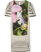 Peter Pilotto Romy Printed Stretch-Silk Dress - Lyst