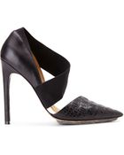 L.a.m.b. Black Debby Asymmetrical Pumps - Lyst