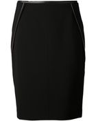Yigal Azrouel Slim Stretch Jersey Skirt - Lyst