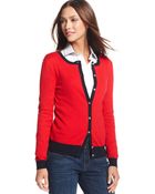 Tommy Hilfiger Longsleeve Cardigan - Lyst